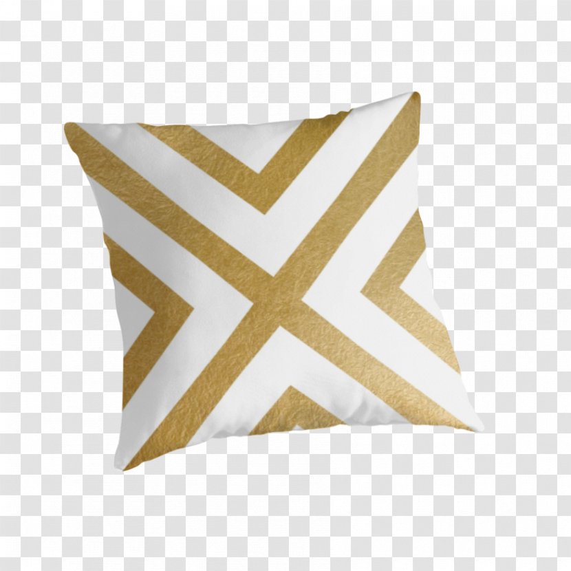 Throw Pillows Cushion Couch My Pillow - Full Plaid - Gold Pattern Transparent PNG