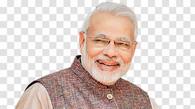 Modi Cartoon - Beard - Ear Facial Hair Transparent PNG