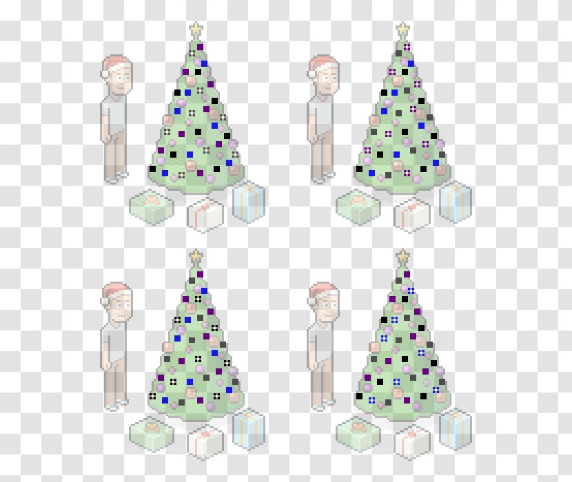 Christmas Tree Ornament Party Hat Cone Pattern - Italy Visa Transparent PNG