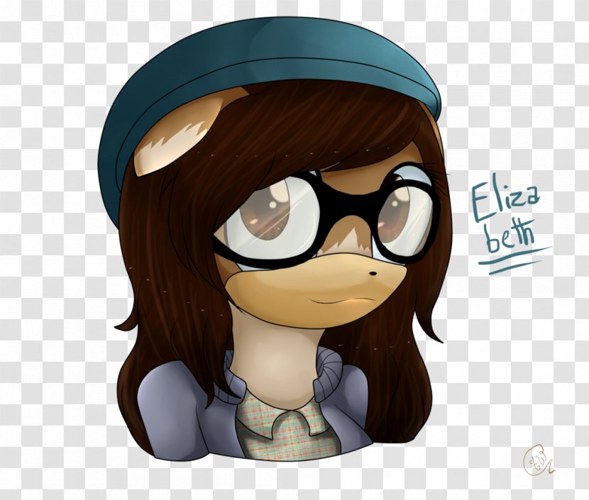 Brown Hair Glasses Mammal - Cartoon Transparent PNG