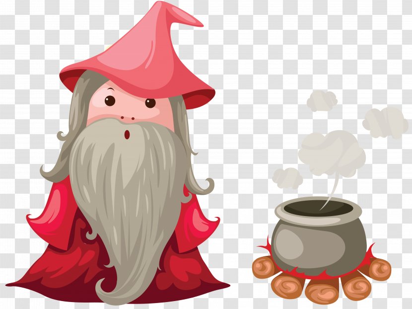 Fairy Tale Drawing Clip Art - Christmas Tree - Wizard Transparent PNG