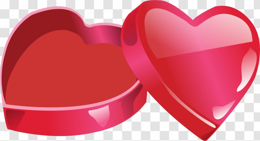 Red Love Valentine's Day - Heart - Valentine Transparent PNG