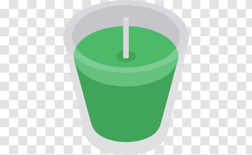 Cylinder - Green - Fragrance Candle Transparent PNG