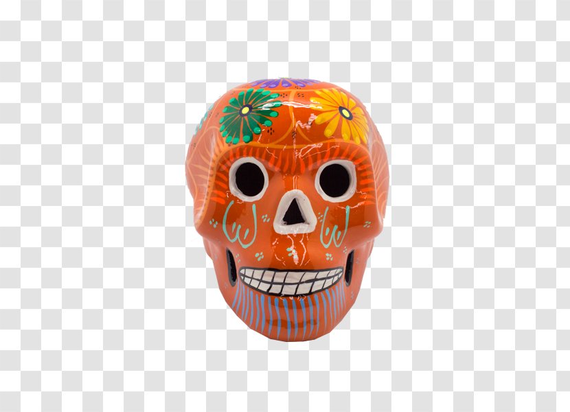 Skull Day Of The Dead Mexican Cuisine Ceramic Terracotta - Painted Banner Transparent PNG