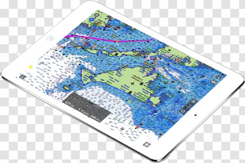Nautical Chart Map Cartography Bathymetry Bathymetric Transparent PNG