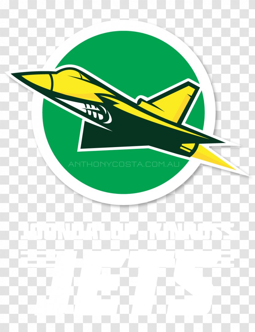 Logos And Uniforms Of The New York Jets Brand Airplane - Wing Transparent PNG