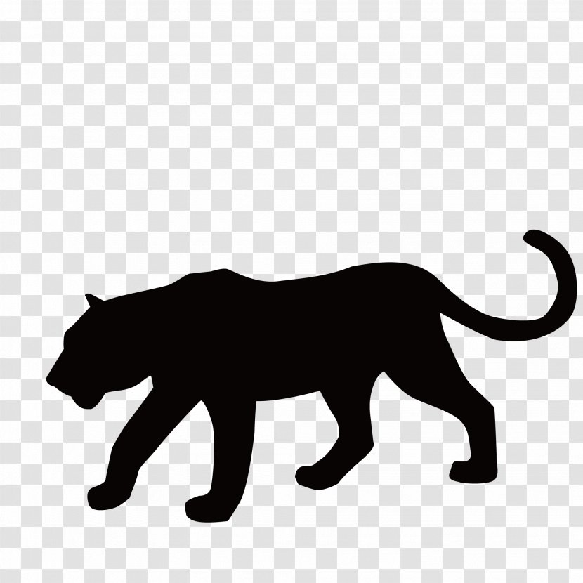 Black Panther Amazon.com Leopard Toy Animal Figurine - Silhouette Of Transparent PNG
