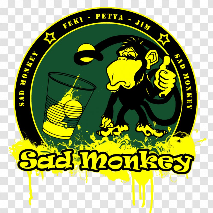 Honey Bee Yellow Logo - Symbol - Sad Monkey Transparent PNG