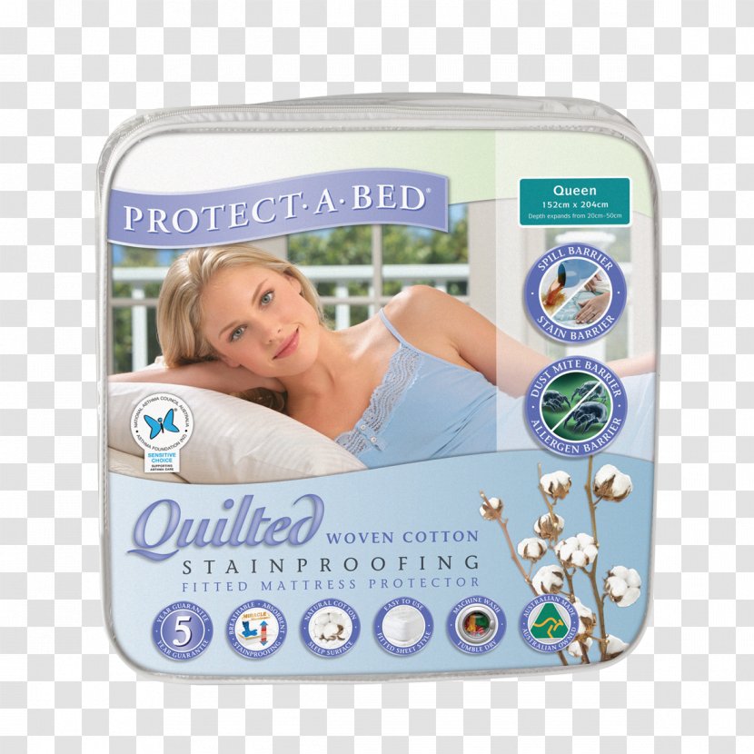 Mattress Protectors Protect-A-Bed Pillow Bed Sheets - Towel Transparent PNG