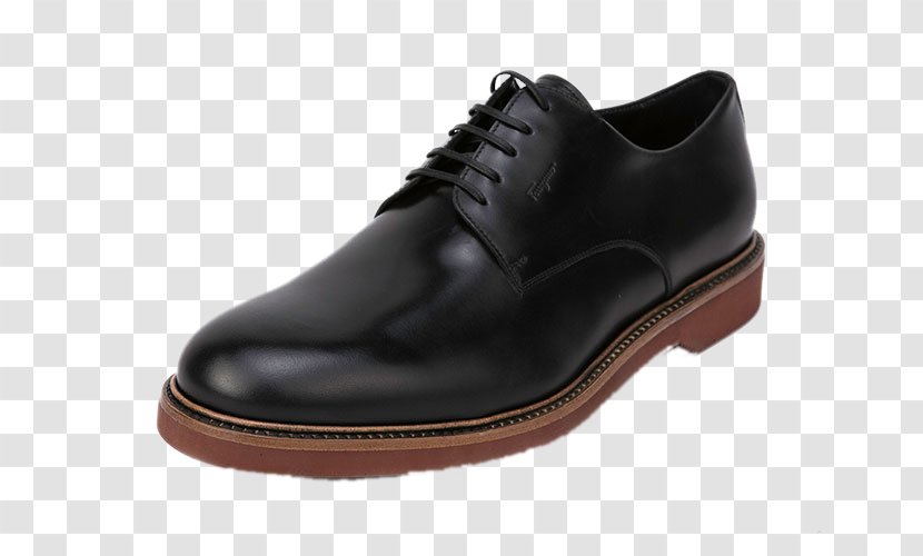 Oxford Shoe Leather Dress - Building - Ferragamo Tie Male Black Shoes 0618619 Transparent PNG