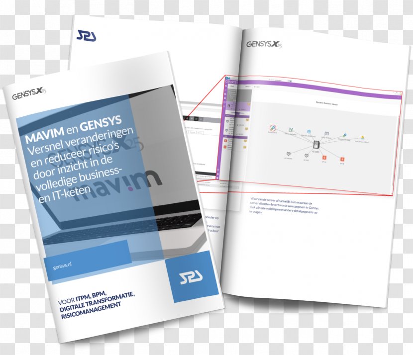 Mavim BV Business SPS Continuity In IT - Conflagration - Brochure Mockup Transparent PNG