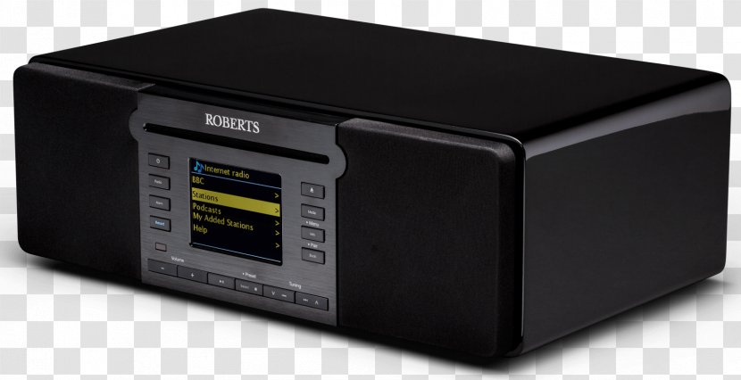 Roberts Stream 65i Radio Digital Audio Broadcasting Compact Disc Transparent PNG