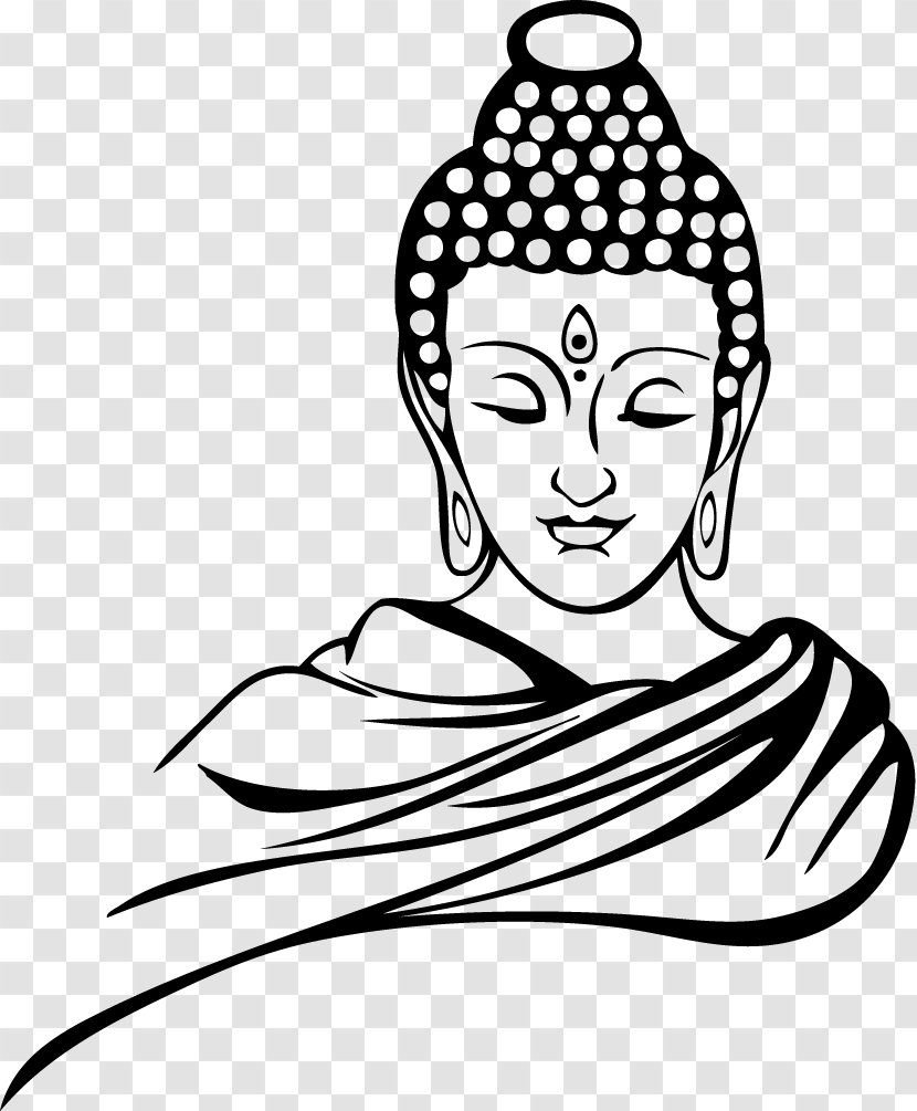Drawing Buddhism Buddharupa Buddhahood Sketch - Thumb - Lord Buddha Transparent PNG