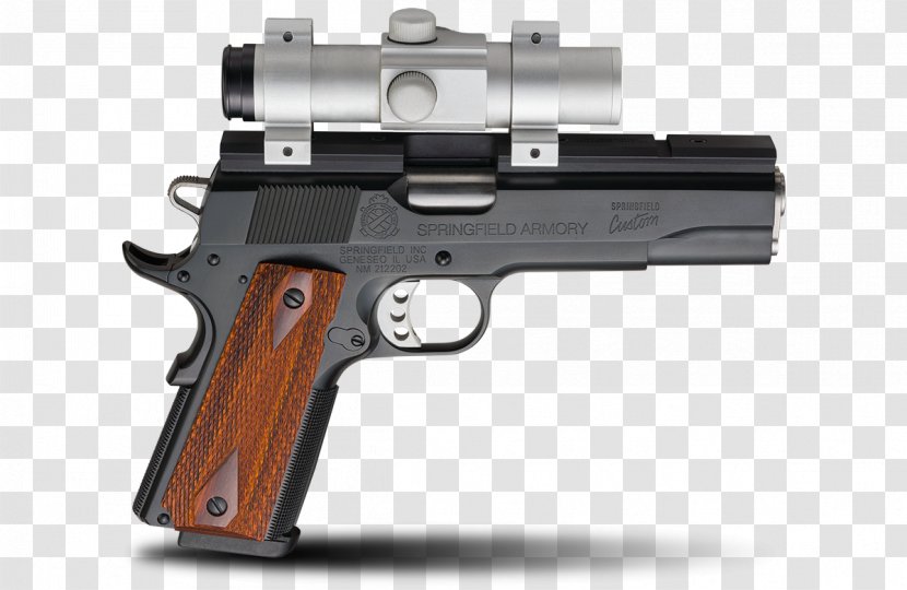 Springfield Armory M1911 Pistol .45 ACP Handgun - 919mm Parabellum Transparent PNG