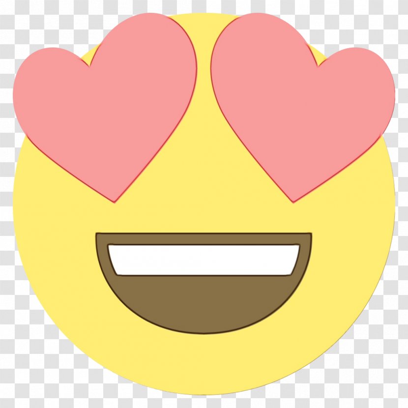Love Heart Emoji - Happy Mouth Transparent PNG