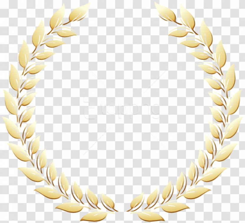 Laurel Wreath Bay Gold - Jewellery Transparent PNG