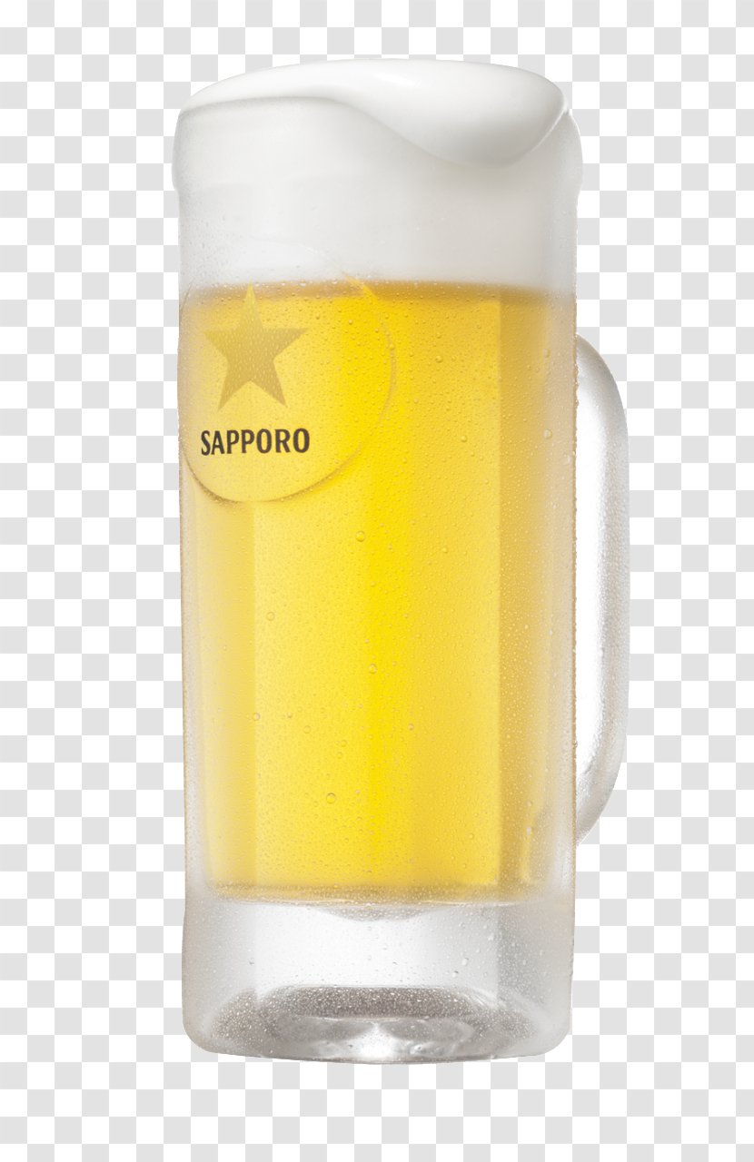 Beer Stein Sapporo Brewery Pint Glass - Yakiniku Transparent PNG