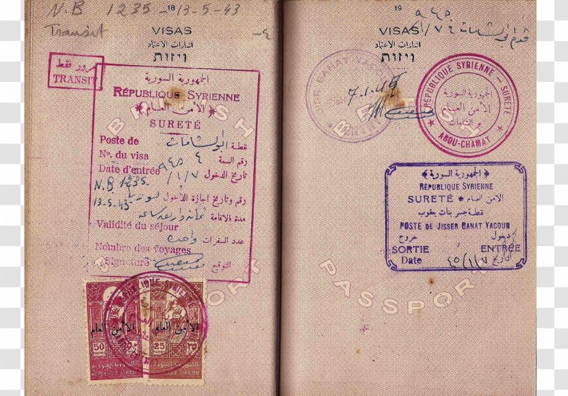 United States Passport Second World War Travel Visa Identity Document Transparent PNG