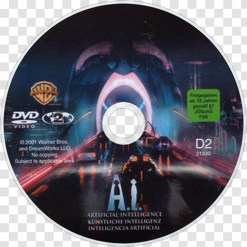 Artificial Intelligence Compact Disc DVD Film - Disk Image Transparent PNG