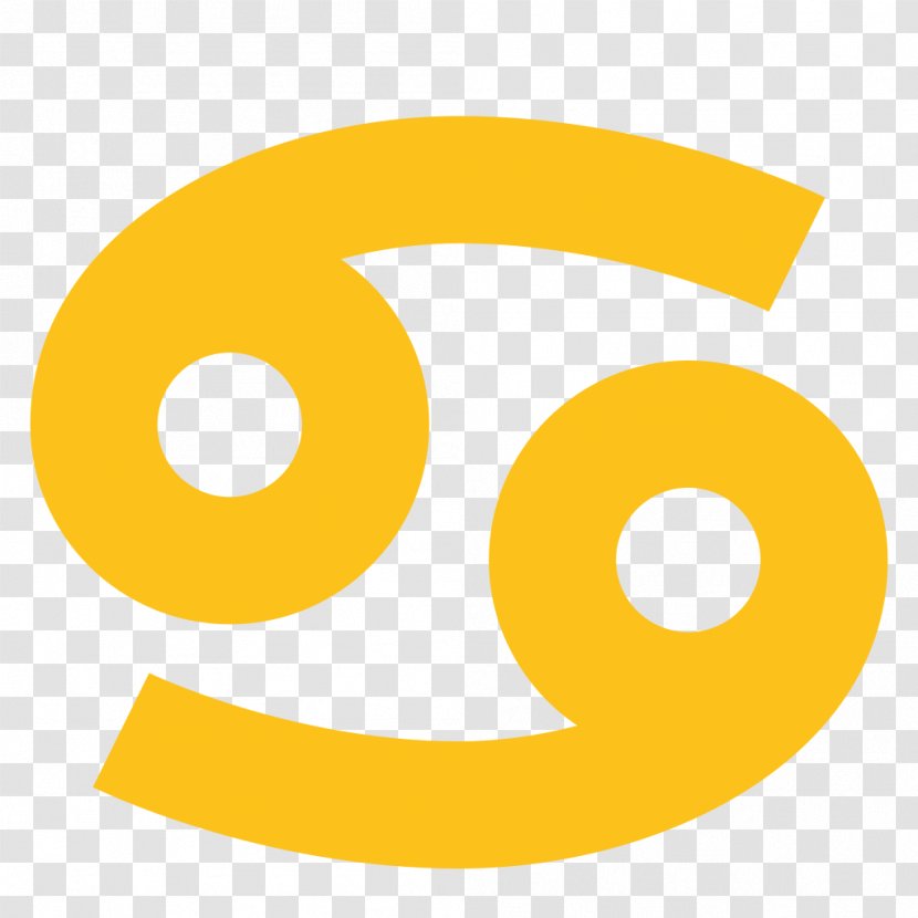 Cancer Emoji Symbol Zodiac Astrology Transparent PNG