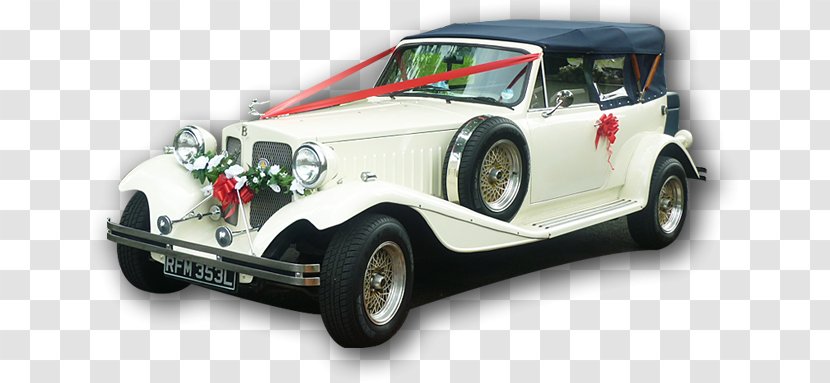 Antique Car Luxury Vehicle Limousine Vintage - Wedding Transparent PNG