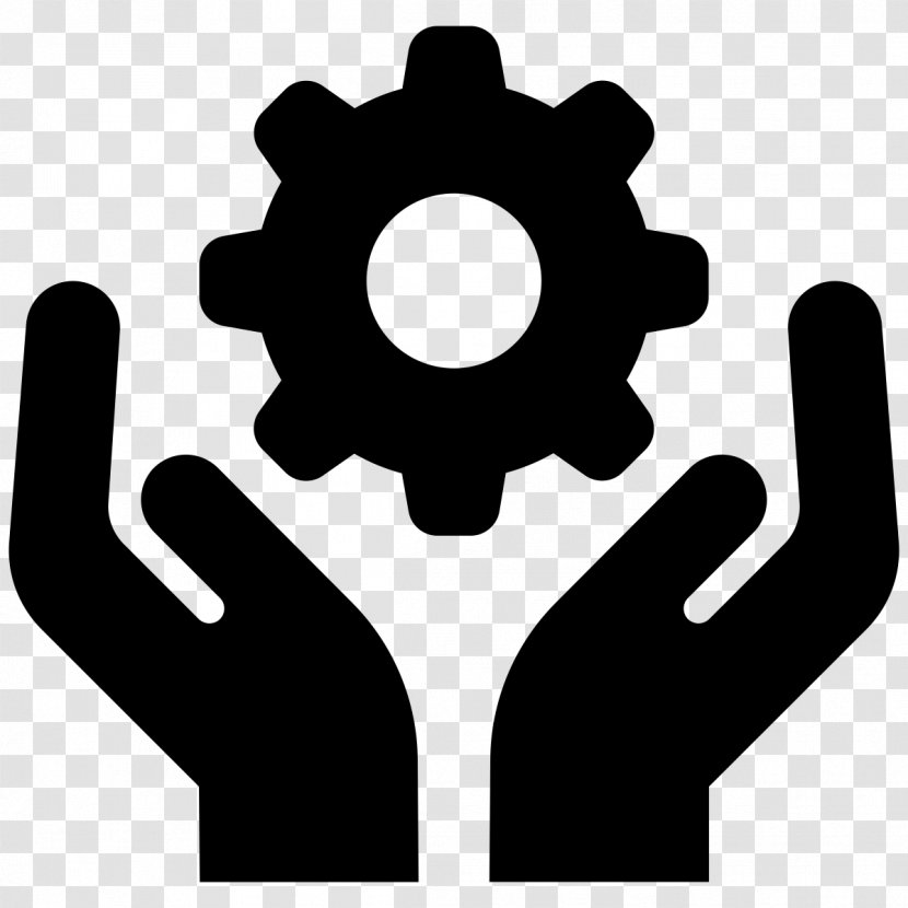 Business Customer-relationship Management - Finger - Gear Icon Hardware Accessory Transparent PNG