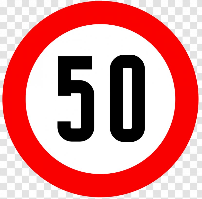 Traffic Sign Speed Limit Warning Stop Transparent PNG
