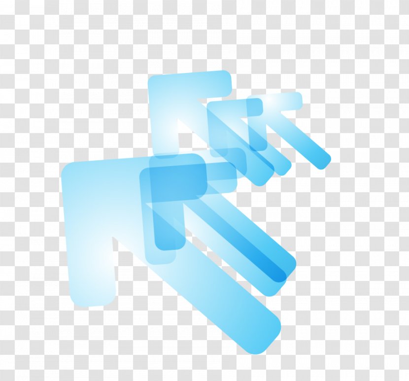 Arrow Blue Arah Transparent PNG