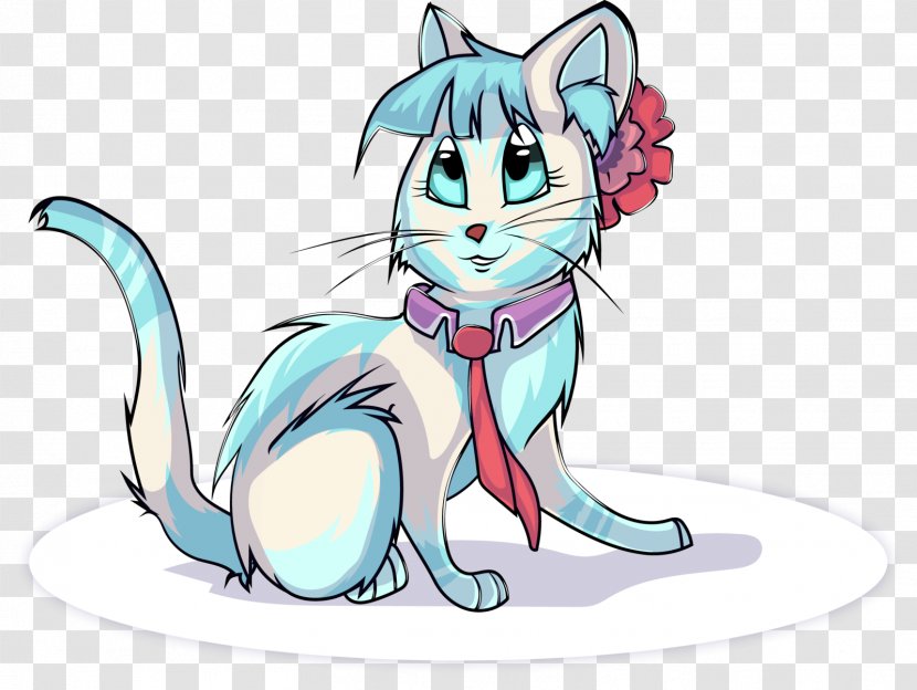 Whiskers Kitten Cat Canidae Paw - Flower Transparent PNG