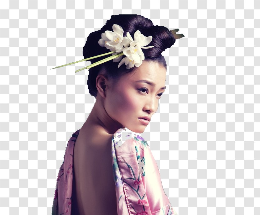 Memoirs Of A Geisha Hatsumomo Black And White Japan - Hairstyle Transparent PNG