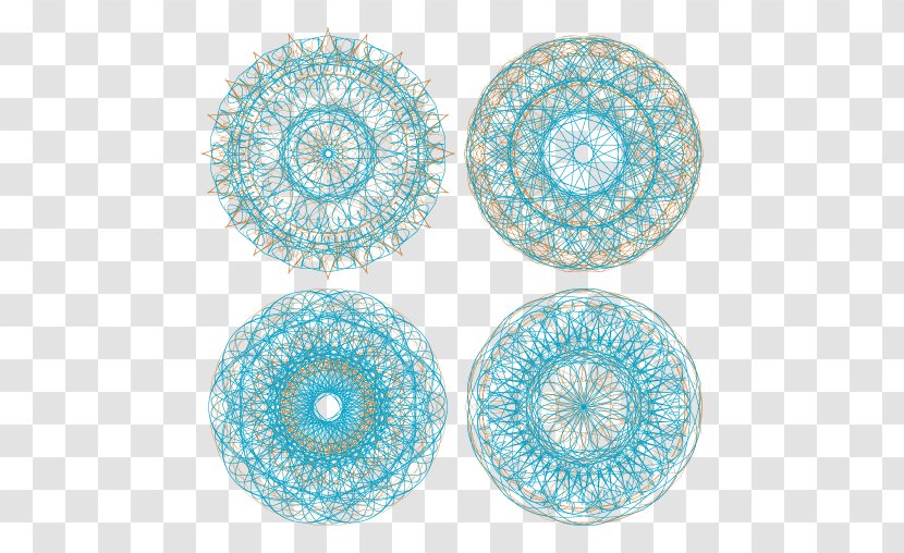 Guilloché Ornament Photography - Dishware - Design Transparent PNG