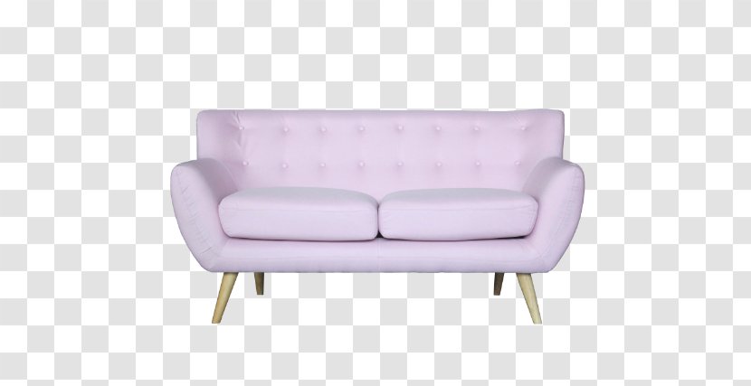 Sofa Bed Couch Comfort Armrest - Pink Transparent PNG