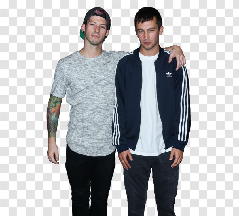 Josh Dun Tyler Joseph T-shirt TWENTY ØNE PILØTS - Jeans Transparent PNG