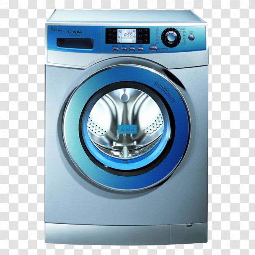 Washing Machine Haier Home Appliance - Major - Decorative Design Material Free To Download Transparent PNG