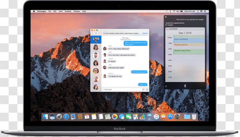 MacBook Air Pro MacOS Sierra - Macbook Transparent PNG