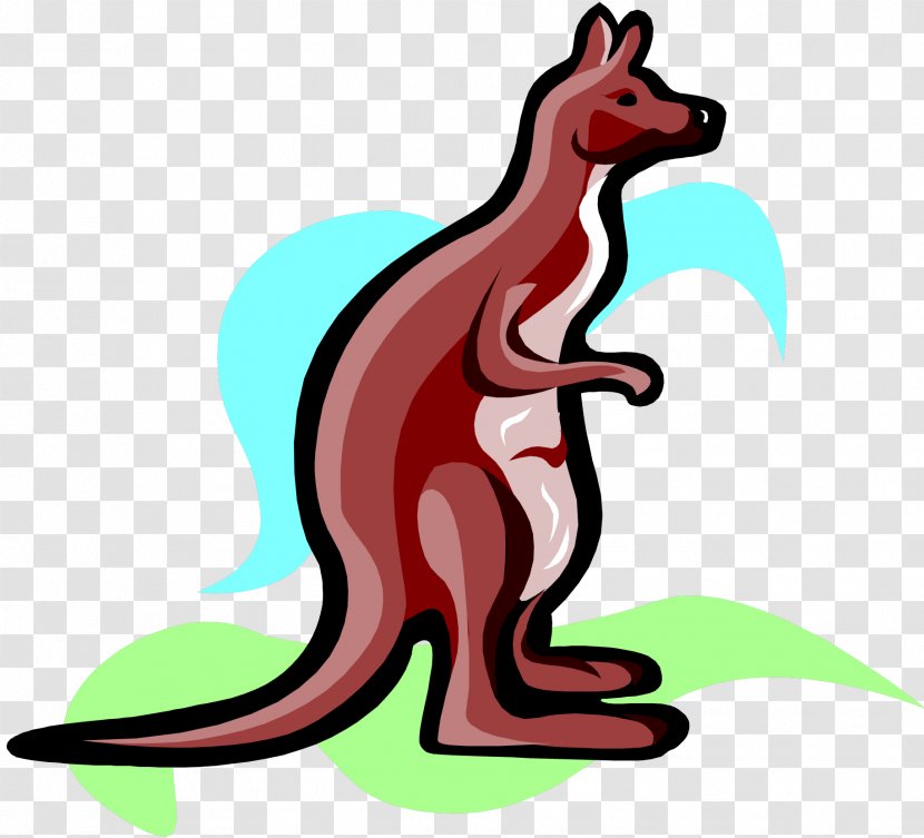 Macropodidae Kangaroo Dog Canidae Cartoon - Work Of Art - Infant Welcome Party Transparent PNG
