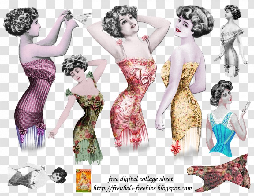 Costume Collage Fashion Clip Art - Flower Transparent PNG