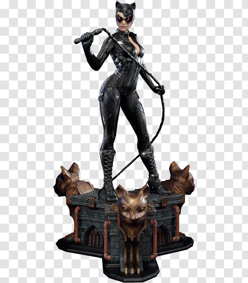 Batman: Arkham Knight Catwoman Mera Statue - Batman Transparent PNG