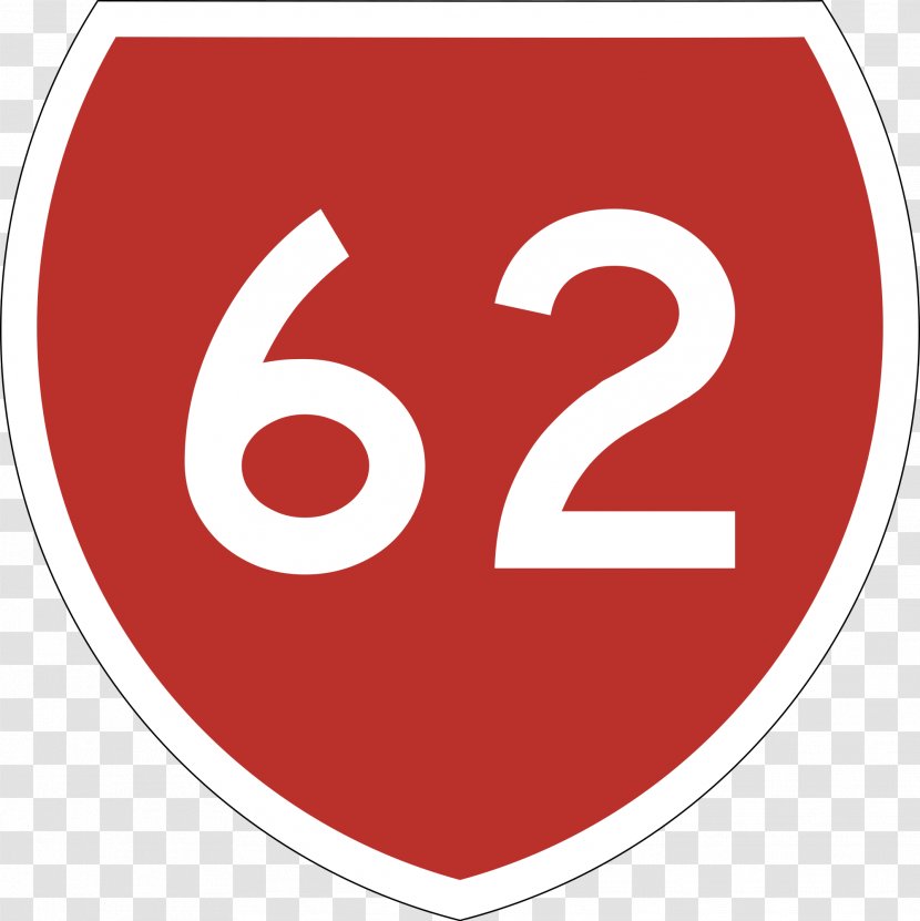California State Route 62 Symbol Highway Number Clip Art - 50 Transparent PNG