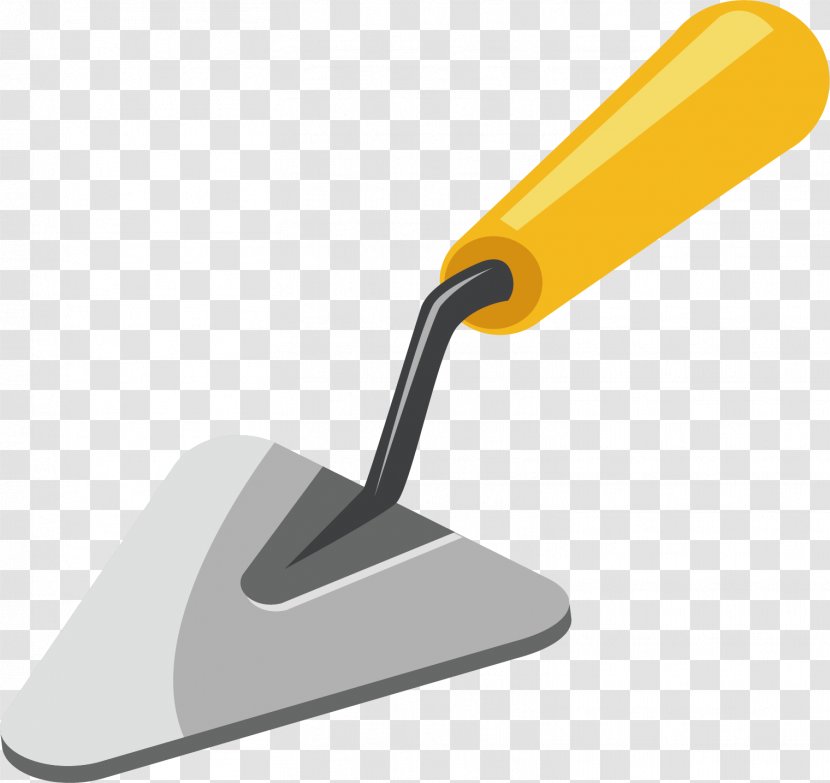 Bricklayer Tool Shovel - Architectural Engineering - Vector Material Transparent PNG