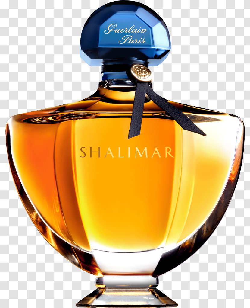 Shalimar Perfume Guerlain Eau De Toilette Note - Glass Bottle - Image Transparent PNG