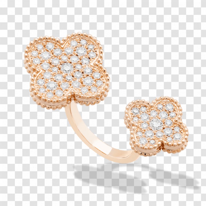 Van Cleef & Arpels Earring Jewellery Gold Bitxi - Earrings - Ring Finger Transparent PNG