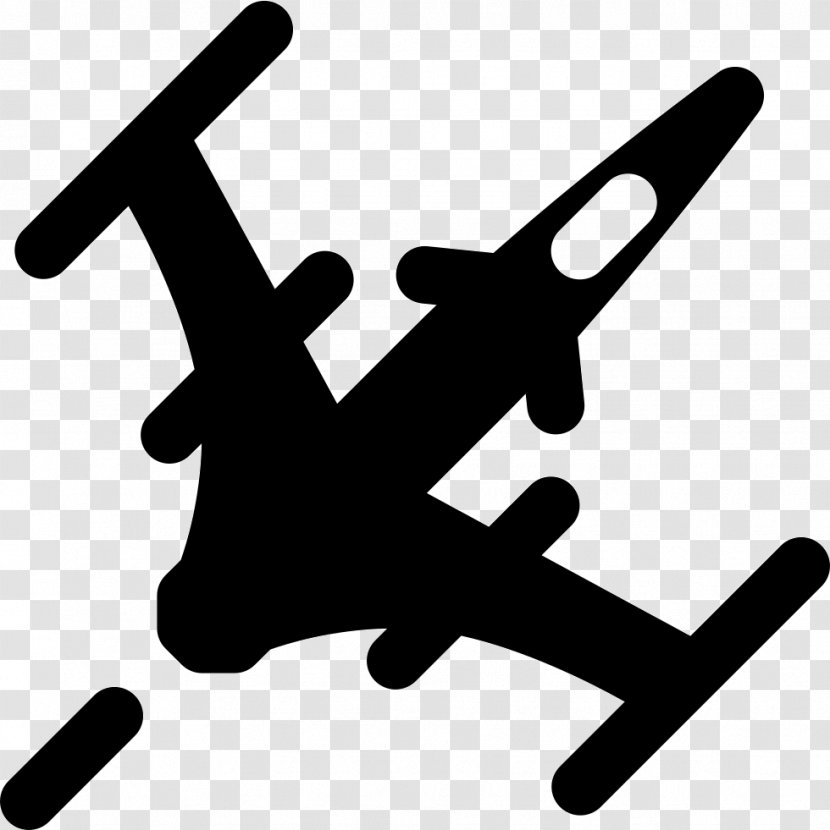 Airplane Download Military Aircraft Clip Art - Silhouette Transparent PNG