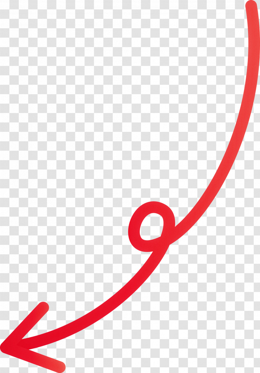 Curved Arrow Transparent PNG