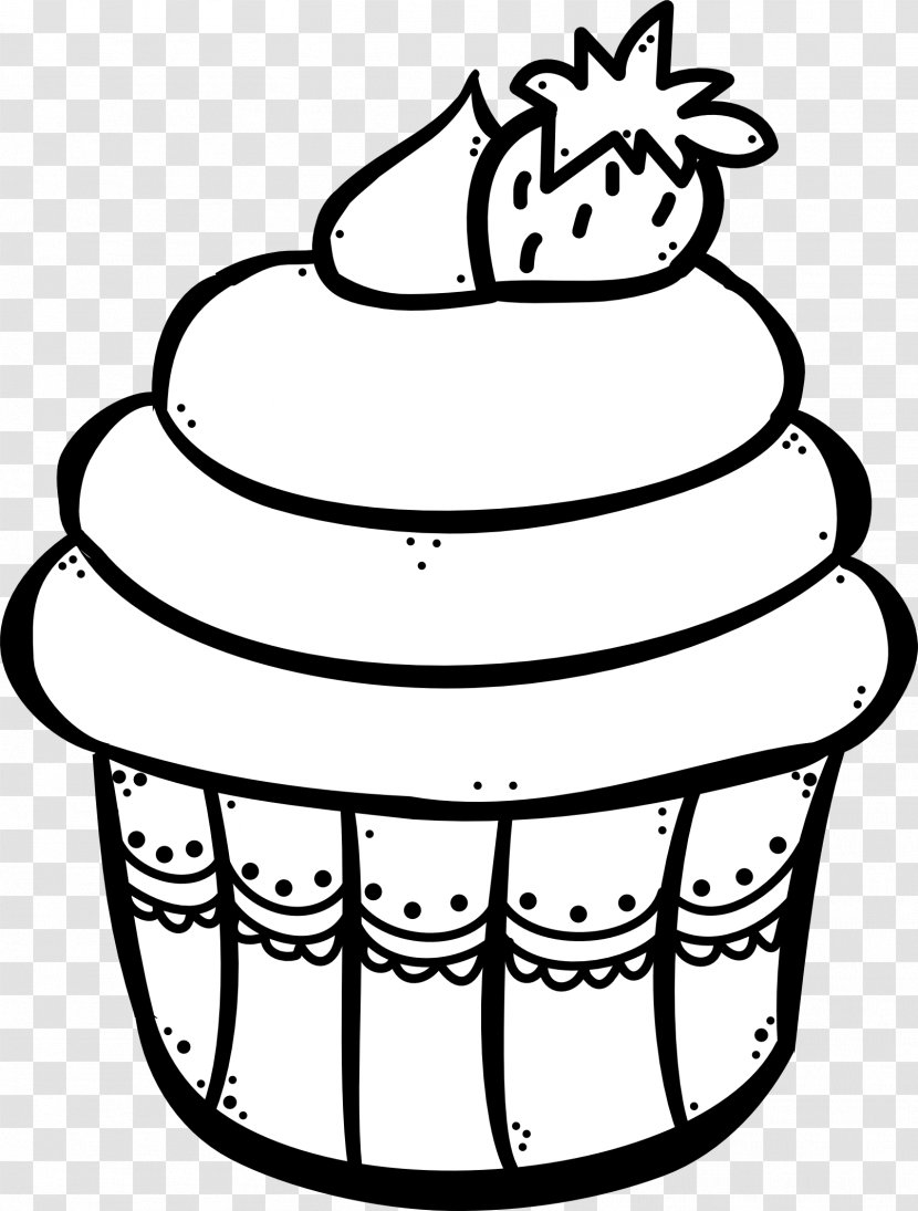 Cupcake Frosting & Icing Bakery Coloring Book Clip Art - Line - Cake Transparent PNG