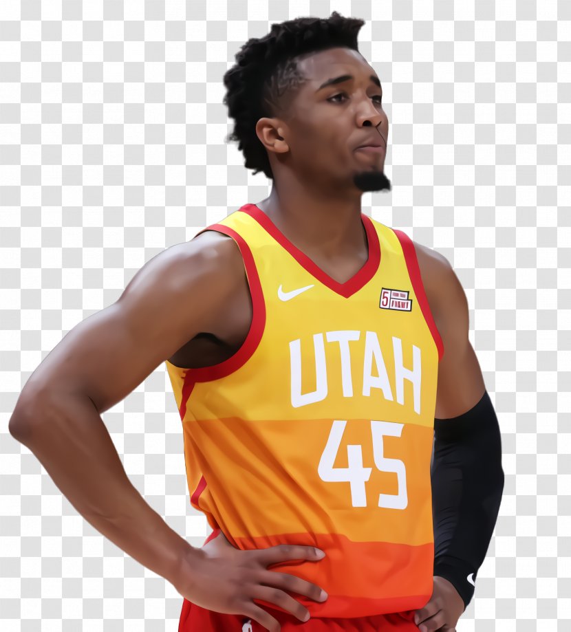 Donovan Mitchell Basketball Player - Top - Moves Transparent PNG