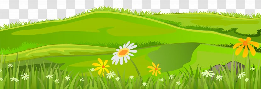 Lawn Clip Art - Meadow - Grass Cover Image Transparent PNG
