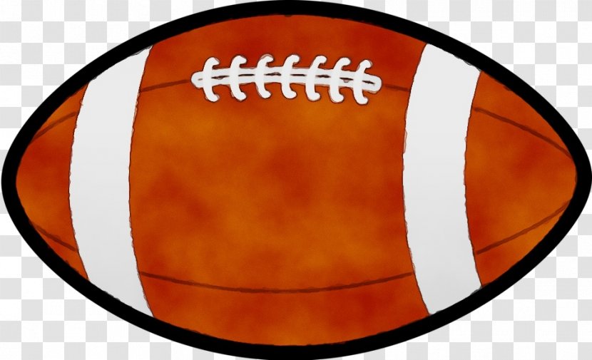 American Football Background - Watercolor - Sports Equipment Soccer Ball Transparent PNG