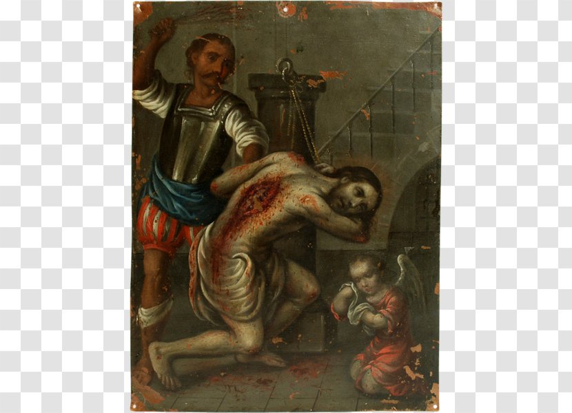 Painting Flagellation Of Christ Cristo En La Columna Christian Art Passion Transparent PNG