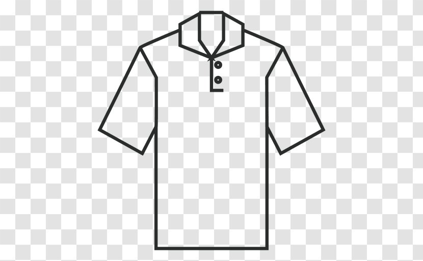T-shirt Polo Shirt Clothing Sleeve - Black Transparent PNG